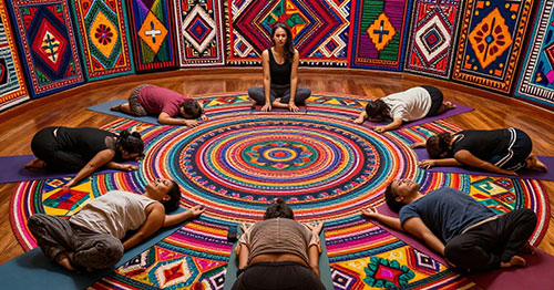 تمرین ماندالا یوگا – جریان حرکتی دایره‌ای و هماهنگ