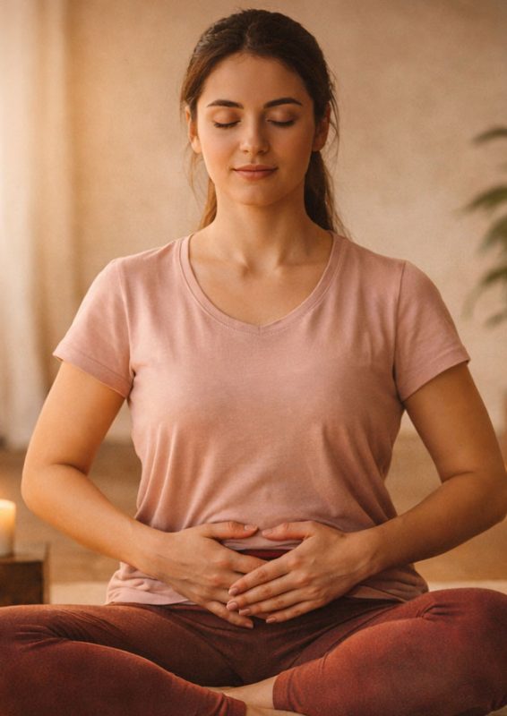 پرانایامای ملایم در دوران قاعدگی